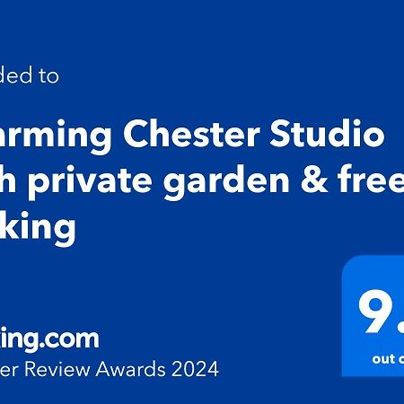 Charming Chester Studio With Private Garden & Free Parking Esterno foto